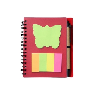 Custom Lined <strong>Notebook</strong> With a Pen <strong>Notebook</strong> Custom Logo Spiral <strong>Notebook</strong> With <strong>Sticky</strong> Notes - Product Image 6