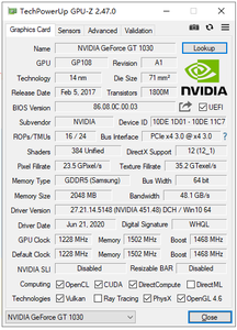 Nueva tarjeta gráfica OEM <span class=keywords><strong>GT1030</strong></span> 2G/4G GDDR5 para PC - Product Image 6
