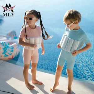 Mil OEM بيع بالجملة تصميم الشعار الخاص الساخن قطعة واحدة ملابس السباحة بيكيني مخصص ملابس السباحة للأطفال