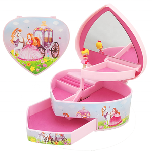 Elegante Joyero Musical Princesa Jakos - Regalo Perfecto para Cumpleaños, Navidad y Festividades <span class=keywords><strong>de</strong></span> <span class=keywords><strong>Niñas</strong></span> - Caja Musical para Niños - Product Image 1