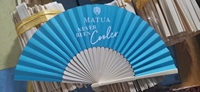 Prix d'usine populaire personnalisé Anime papier main ventilateur Logo impression main ventilateur papier tissu main ventilateurs avec exposition diffuse
