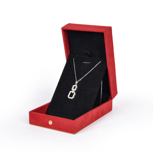 Custom Wholesale Luxury Velvet <b>Earring</b> Bracelet Necklace Ring <b>Box</b> Packaging Velvet Jewelry <b>Box</b> - Product Image 5