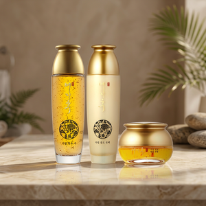 YEZIHU Jamyeng Gold Skin Care 3 Set Hydration Anti-Aging Whitening Facial Care Kit Fermented Adenosine K-beauty Corée Adultes - Product Image 3