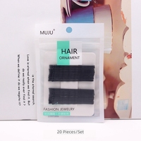 Petites épingles à cheveux chinoises en métal noir ensemble de pinces à cheveux accessoires de coiffure de mariage pour femmes
