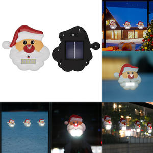 Lumières solaires romantiques du père noël d'intérieur/extérieur avec ventouse nouvelles lumières de fenêtre décoratives de jardin lumières de Simulation solaires - Product Image 1