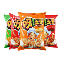 Snacks Exóticos al Por Mayor de Alta Calidad con Múltiples Sabores de China, Sabor a Queso y Tocino, 70g