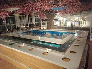 Geautomatiseerd Sushi Trein Voedselbezorgsysteem Ronddraaiende Sushi Band Transportband - Product Image 5