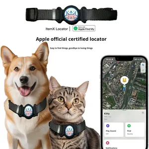 Collier de suivi en temps réel pour animaux de compagnie, étanche, en plastique, GPS, iOS et Android, anti-perte, pour chats et chiens, avec housse en silicone IP67, autonomie de 1 an - Product Image 5