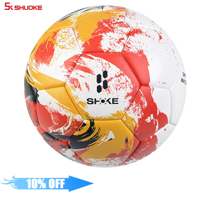 Лидер продаж 2021, качественный футбольный мяч из искусственной кожи для тренировок по футболу, размер на заказ 5