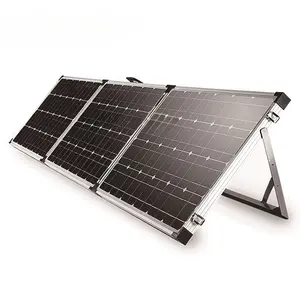 Sunpower 180w 접이식 모노 크리스탈 실리콘 셀 휴대용 접이식 태양 전지 패널 충전기 키트 태양 전지 캠핑
