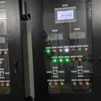 Gabinete de Control de Presión Constante de 440V a Medida, Panel PLC Industrial de 250A con Pantalla Táctil HMI para Suministro Inteligente de Agua