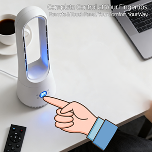เครื่องทำความร้อนอัจฉริยะ Tuya WiFi แบบทู่ใน1พัดลมไร้ใบพัด - Product Image 5