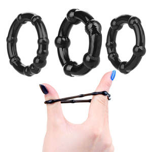 Ejaculation TPE Penis Sleeve Sex Toys G-spot Stimulation Male Cock Ring - Product Image 4