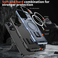 Caméra Béquille Magnétique Mobile Téléphone Cas Pour Samsung S25 EDGE S24 S23 Ultra FE Plus Housse De Protection A56 A36 A07 A17 A15