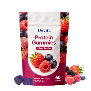 Gummies de protéines de lactosérum OEM USA Factory 12g BCAA Glutamine pour la récupération musculaire post-entraînement, énergie, sans sucre, sans OGM, GMP, sans gluten - Product Image 1