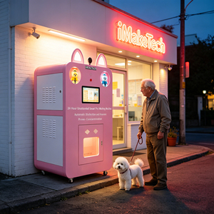 Máquina expendedora comercial de lavado de perros 24/7 sin asistencia, quiosco de lavado de mascotas de acero inoxidable 304, precio de compra al por mayor directo de fábrica - Product Image 1