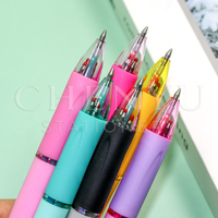 Nouveau modèle créatif de stylo effaçable multicolore pour étudiants, stylo gel effaçable multifonctionnel 4 couleurs pour le dessin des enfants