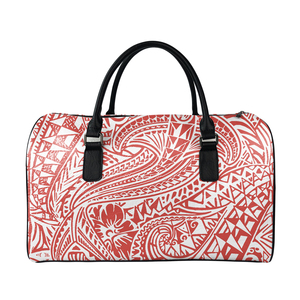 Bolsa <span class=keywords><strong>de</strong></span> viaje <span class=keywords><strong>de</strong></span> lona Samoa tatuaje polinesio Reggae Impresión <span class=keywords><strong>de</strong></span> cuero <span class=keywords><strong>de</strong></span> las mujeres bolso Weekender noche llevar sobre <span class=keywords><strong>el</strong></span> <span class=keywords><strong>hombro</strong></span> bolsa <span class=keywords><strong>de</strong></span> lona - Product Image 3