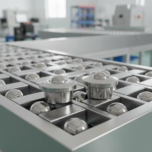 SP25 SP-25 yüksek yük 250kg evrensel konveyör için top teker tekerlek silindiri döner bilyalı Transfer ünitesi rulman - Product Image 1