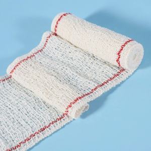 Pansement médical en crêpe 97% coton + 3% élasthanne certifié CE avec clip métallique/élastique - Product Image 3