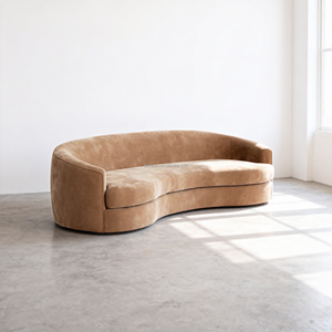 Sofá MYHOME Contemporáneo, Superventas, de Tres Plazas, en Terciopelo, Cómodo, para Sala de Estar - Product Image 2