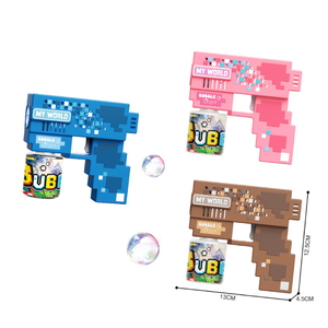 Pistola de Burbujas de Plástico con Diseño de Mi Mundo, Pistola de Burbujas Eléctrica Automática con Solución para Burbujas, Juguete para Niños Unisex - Product Image 1