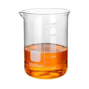 Biostellar 5000ml rõ ràng Borosilicate Glass beaker với tốt nghiệp bán buôn loại thấp phòng thí nghiệm thủy tinh bình - Product Image 1