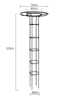 Rose en forme de parapluie grimpant Pergola plante support de fleur assemblage extérieur Pots de fleurs et jardinières