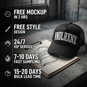 Gorra de Béisbol Personalizada con Bordado Estilo Inglés Antiguo, 5 Paneles, Visera Curva, Estilo Dad Hat, Moda Urbana de la Costa Oeste, Venta al Por Mayor, MOQ Bajo - Product Image 6