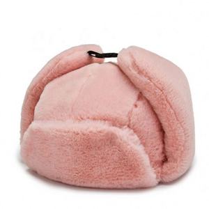 Unisex New Plush Fur Thicken Beanie Warme Windschutz Winter mütze zum Skifahren <span class=keywords><strong>Pilot</strong></span> Cap Earflap für Sport Outdoor Angeln Reisen - Product Image 2