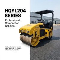 Compacteur routier hydraulique vibratoire monocylindre de 4 tonnes, diesel, pour sol et asphalte, machine de compactage, vente en gros B2B