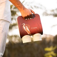 Support de tasse en papier avec insert de plateau et manchon pour boissons à emporter (café, thé, boissons, fleurs, snacks, biscuits, pâtisseries) - Vente chaude