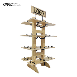 Cửa Hàng Bán Lẻ Kệ Gỗ Đứng Đặt Sàn Giá Trưng Bày Mũ Bóng Chày - Product Image 5