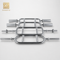 Barre hexagonale multi-prise ZY Heavy Duty Commercial Trap Bar pour soulevé de terre, soufflet, entraînement de force, équipement de gym OEM ODM