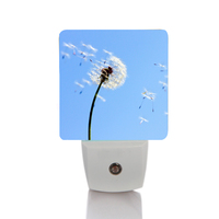 Veilleuse de capteur de cellule photoélectrique LED de pépinière pour la lampe de nuit enfichable à LED à la maison
