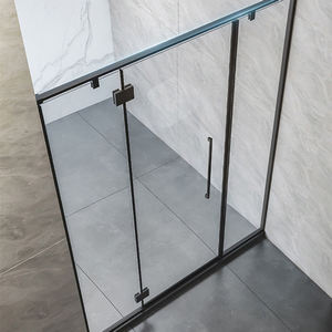 Paroi de <span class=keywords><strong>douche</strong></span> en verre sans cadre pour salle de bain, panneau de séparation en verre trempé pour <span class=keywords><strong>baignoire</strong></span>, cabine de <span class=keywords><strong>douche</strong></span> - Product Image 4