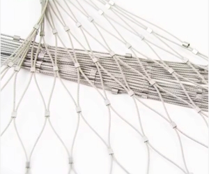 Customizable Corrosion Resistant Woven Plain Weave Stainless Steel Wire Rope Bird Netting Flexible Mesh Zoos Parks Cutting - Product Image 2