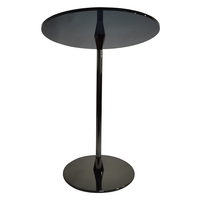 Table noire podium table acrylique avec support en acier pour restaurants, mariage, bureau et salle de classe pupitre acrylique, magasin