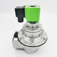 Válvula de Impulso de 110 VCA, Válvula Solenoide de Aleación de Aluminio para Colector de Polvo, Válvula de Cierre de Diafragma, Certificación CE, 1 Año de Garantía