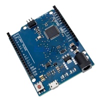 Placa de Desarrollo Leonardo R3 con Microcontrolador Atmega32u4 y Cable USB Compatible