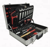 RTTOOL Juego de herramientas manuales de reparación de garaje para el hogar con caja de aluminio, 149 piezas, vanadio (piezas), OEM personalizable