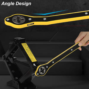 Araba <span class=keywords><strong>Jack</strong></span> anahtarı cırcır kolu oto lastik tekerlek Lug el aracı asansör anahtarı anahtar lastik tamir makas bakım garaj emek tasarrufu - Product Image 6
