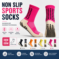 Chaussettes de football personnalisées confortables et antidérapantes pour hommes