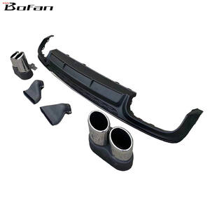 Difusor trasero para parachoques de coche <span class=keywords><strong>AUDI</strong></span> <span class=keywords><strong>A6</strong></span>, accesorios con tubo trasero de acero inoxidable, estilo <span class=keywords><strong>s</strong></span>-<span class=keywords><strong>line</strong></span> S6, <span class=keywords><strong>2019</strong></span> - Product Image 2