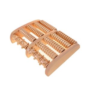Rullo per Massaggio Piedi di Alta Qualità con Cinque File, per Uso Domestico Quotidiano, Rullo in Legno per Massaggio Piedi in Vendita - Product Image 5