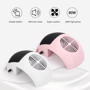 Nail Dust Collector Strong 80W Manicure Salon Fan Vacuum Cleaner Nail Supply Nails Art Polishing Suction Vacuum with Hand Pillow - Product Image 6