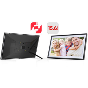 Cadre photo numérique grand format avec écran tactile HD, stockage de 16/32/64 Go, 15 pouces, vidéo, <span class=keywords><strong>gif</strong></span>, jpg, musique, partage <span class=keywords><strong>gratuit</strong></span> sur le cloud - Product Image 1