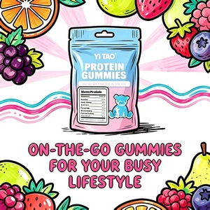 Gomitas de Proteína de Suero de Leche de Alta Calidad OEM con Vitamina C, Fórmula Vegana, Favorecen la Salud de la Piel, Uñas y Cabello - Product Image 5