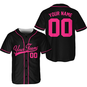 Tontons Usine Personnalisé Polyester Baseball Porter Des Vêtements De Baseball Softball Jersey Sublimation Respirant Hommes Équipe Baseball Chemises - Product Image 3