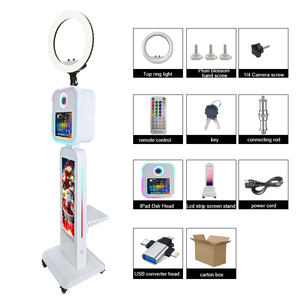 Cabina de Fotos Portátil con Luz RGB, Software Gratuito, Pantalla LCD de 29 Pulgadas, iPad, Máquina de Fotomatón DSLR - Product Image 5
